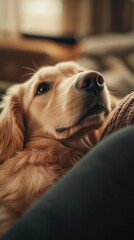 portrait of a golden retriever