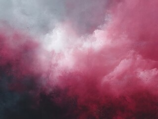 Fototapeta premium Dramatic Cloudy Sky with Shades of Red, Grey, and White Colors