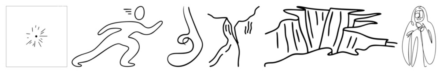 Vector Abstract figures and geometric shapes create a dynamic vector .