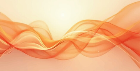 Abstract red and orange flowing wave pattern design for a dynamic background illustration