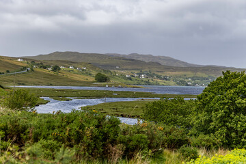 Naklejka premium landscape at the Isle of Skye in Scotland