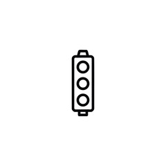Traffic Light Signal Stacked Icon