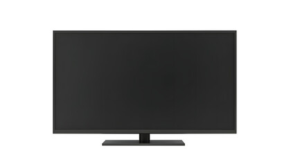 TV lcd monitor isolated on transparent background 