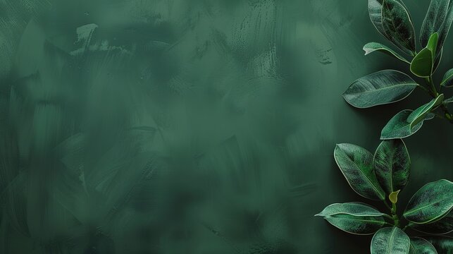 "Dark Green Background Posters: Harnessing Depth, Sophistication, and Visual Impact for Environmental Campaigns, Luxury Branding, and Thematic Event Promotions"