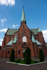 Katowice, Poland   05 01 2025:  Church of St. Joseph in Katowice. Poland, Europe
