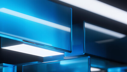 abstract background with glassmorphism effect