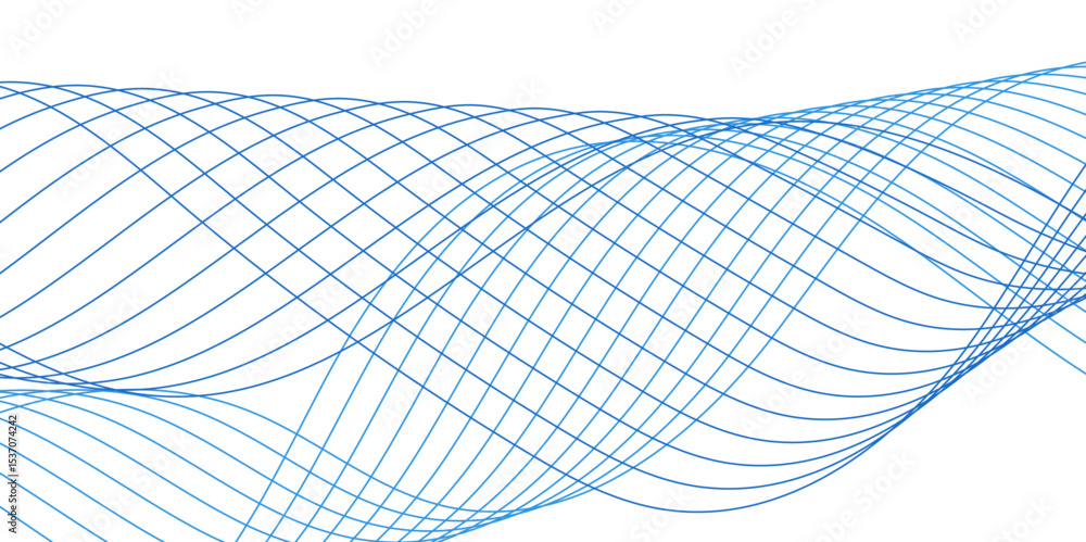 Aufkleber technology abstract wave energy flow frequency digital wavey lines.digital frequency track equalizer