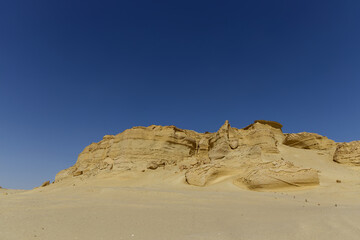 The Whale Desert, also known as Wadi Al Hitan, Egypt