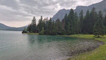Heiterwanger See in Österreich nahe Übergang zu Plansee