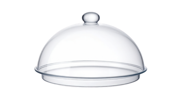 Clear plastic dome cover