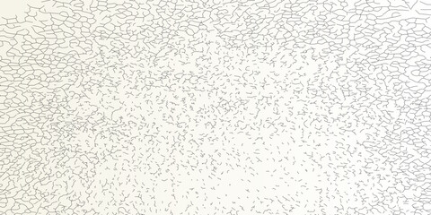 Ecru gradient with texture of eggshell. Pastel light beige background, modern dotted vector design, paper texture halftone sport dot