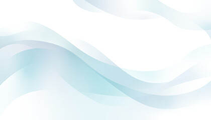 Abstract blue gradient blurred wave on transparent background.