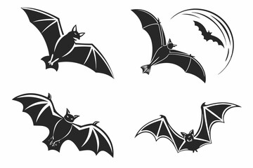 Naklejka premium bat and bats