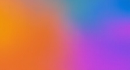 Colorful Gradient Background with Orange Blue and Purple Soft Blurs