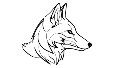 Fox icon vector illustration art design