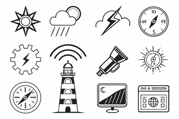 Fototapeta premium set of clocks