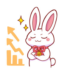 ウサギとグラフ