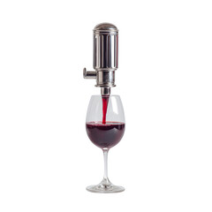 Wine aerator isolated on a white background