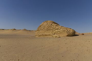 The Whale Desert, also known as Wadi Al Hitan, Egypt