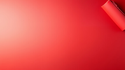 red wall background