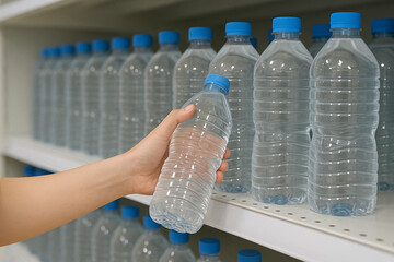Choosing Bottled Water at the Store