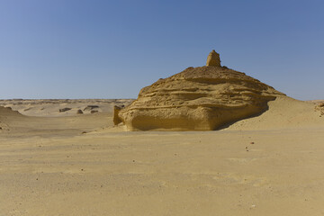 The Whale Desert, also known as Wadi Al Hitan, Egypt