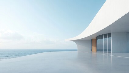 Obraz premium Modern Coastal Architectural Design
