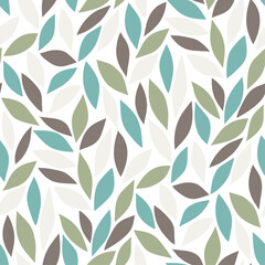 Abstract floral seamless pattern