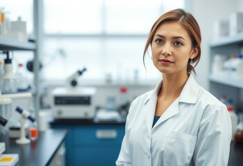 Fototapeta premium Scientist in a lab setting