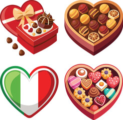 A hot chocolate bar with marshmallows, candy canes, and festive holiday mugs at valentine's day
