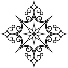 abstract floral ornament