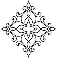 abstract floral ornament