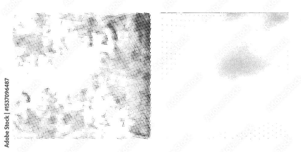 Aufkleber vector abstract swirling particles and geometric column .