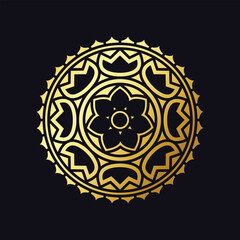 Mandala design vector, Circular pattern geometric Luxury mandala for Alpona, Henna, Mehndi, tattoo, decoration, Alpona design