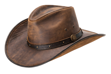 A cowboy hat isolated on white or transparent background