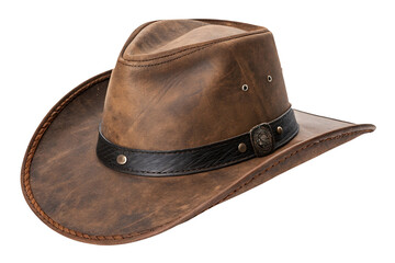 A cowboy hat isolated on white or transparent background