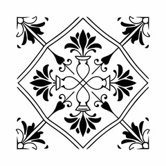 Fototapeta premium seamless floral pattern with flowers