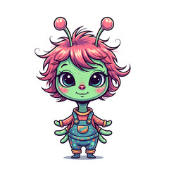 Cute Alien Icon Very cool Design