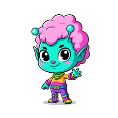 Cute Alien Icon Very cool Design