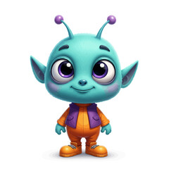 Cute Alien Icon Very cool Design
