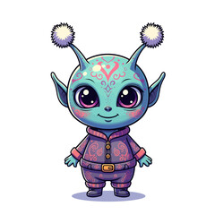 Cute Alien Icon Very cool Design