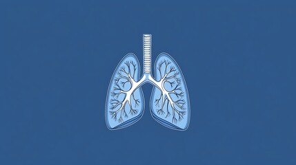 cute medical cartoon diagram of lungs illustrating asthma attack with airways narrowing inflamed cartoon lungs educational material for children and adults