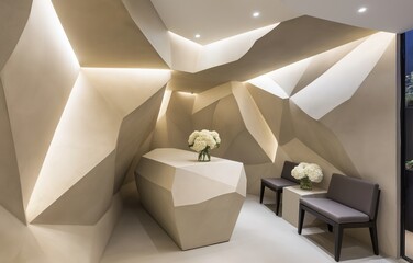 Contemporary burial ceremony space featuring minimal architecture and neutral tones for tranquil farewells