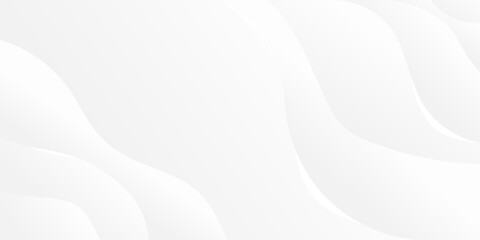 Abstract white and light gray wave modern soft luxury texture with smooth and clean vector subtle background illustration.