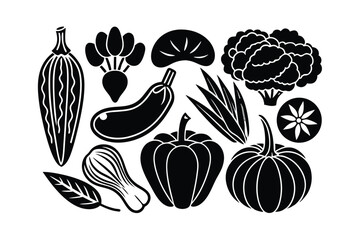 hand drawn vector illustration of vegetables