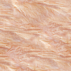 Seamless 4k photo texture of smoked chicken breast meat.