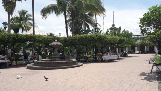 Place de Comala, Mexique