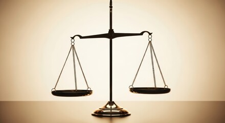 A Symbol of Justice: The Elegant Balance Scale Representing Fairness and Equality in Law