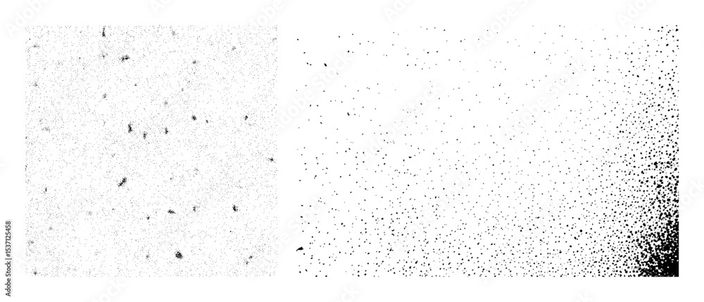 Poster vector scattered dark particles create abstract textures.
