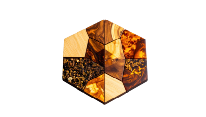 Multifaceted wood design